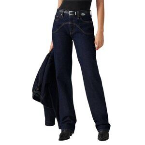 Levis 501 90s Western Jeans 100% Cotton Deep Breath Dark Wash Size 28/32